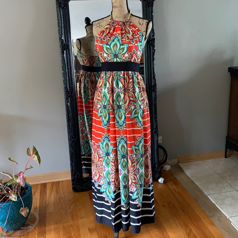 Maxi colorful dress